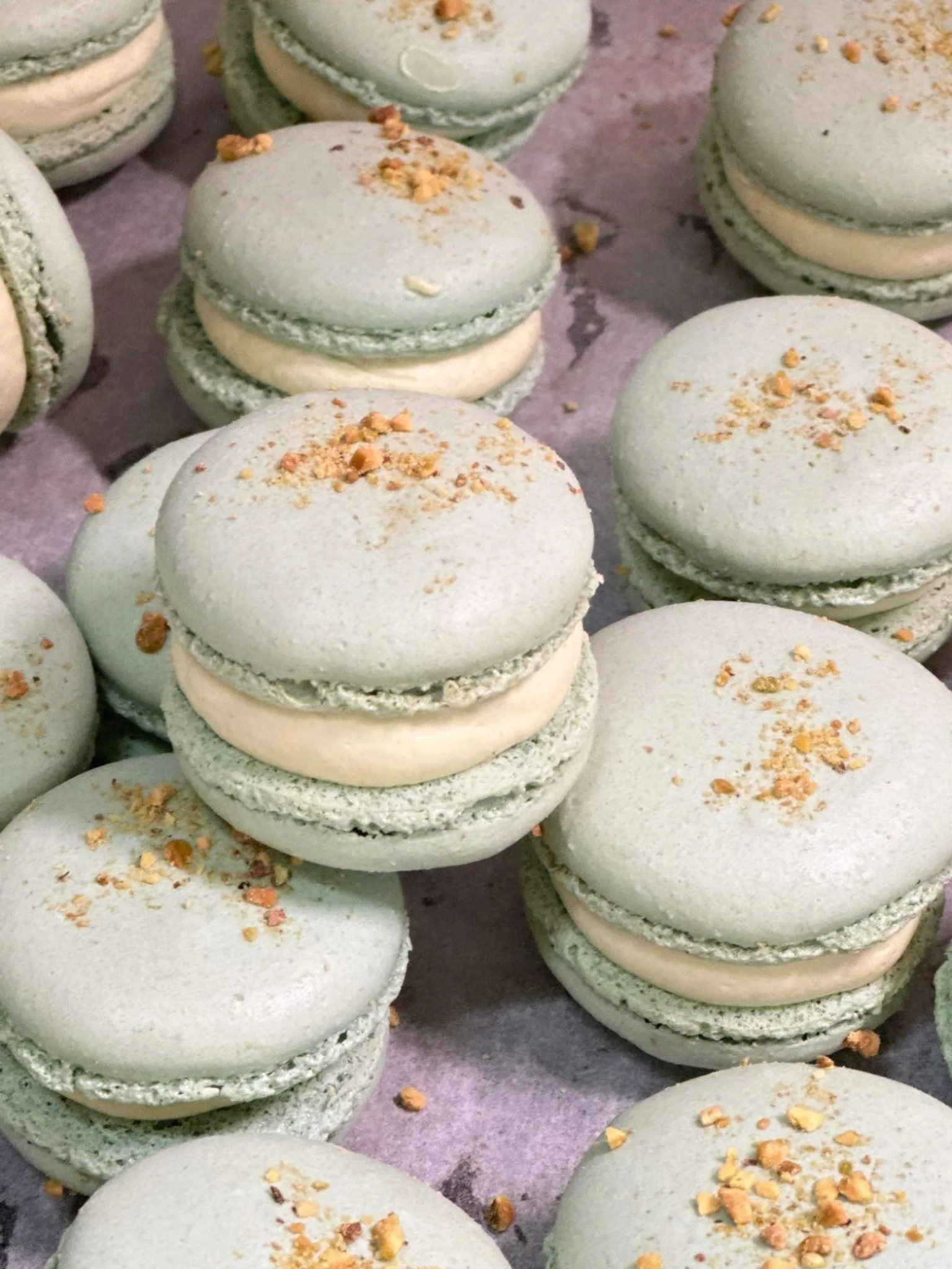 Macarons à la pistache