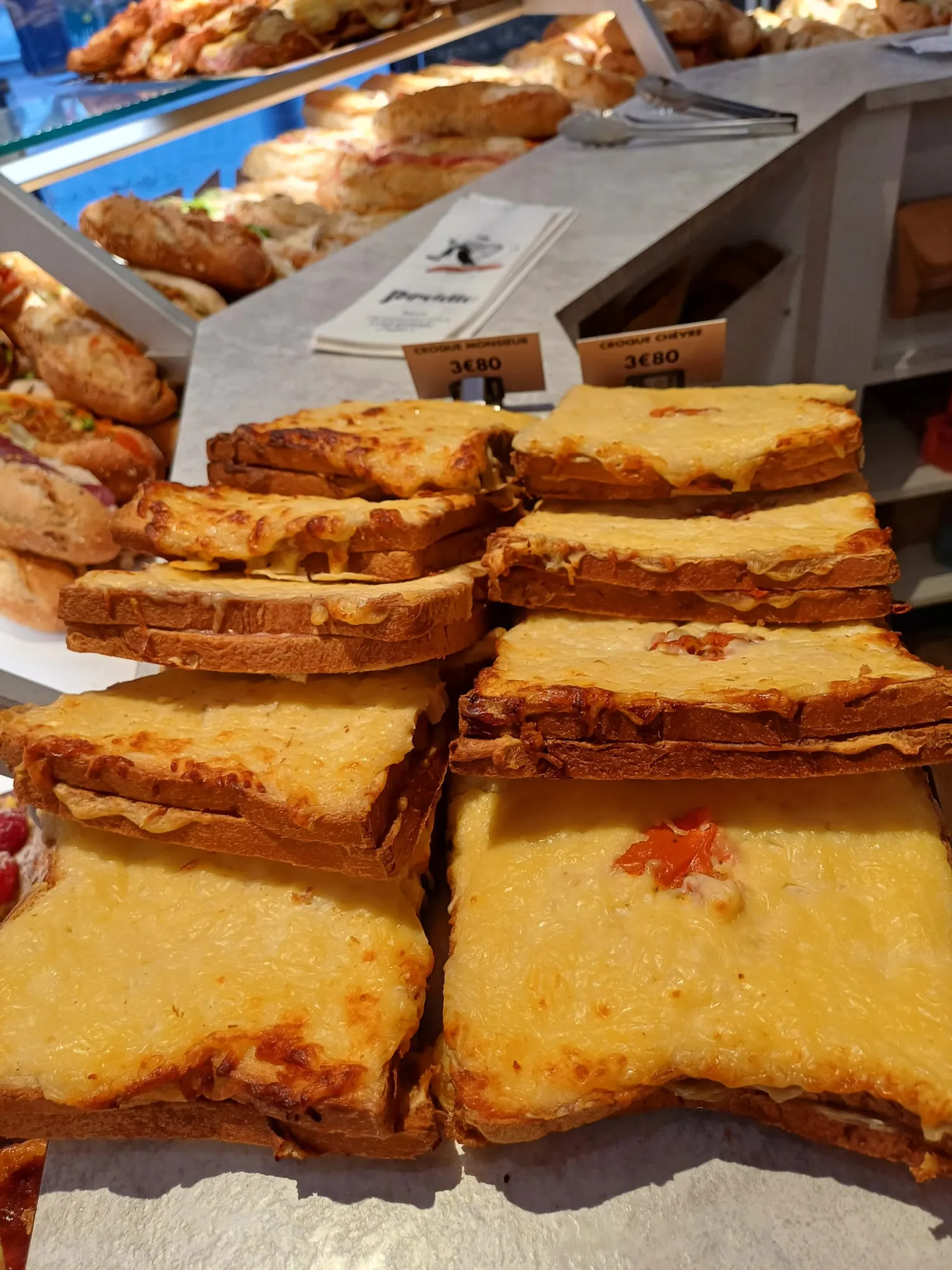 Croques-monsieur dorés au four